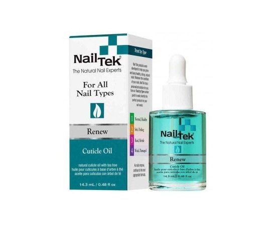 Натуральное противогрибковое масло для ногтей и кутикулы Nail Tek Renew, 15 ml, изображение 2