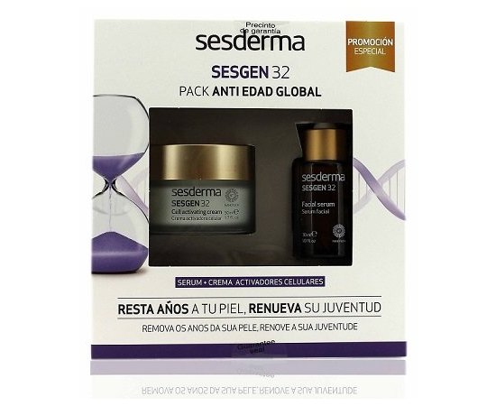 Sesderma Pack Antiedad Sesgen 32 Набір для обличчя (крем + сироватка), фото 