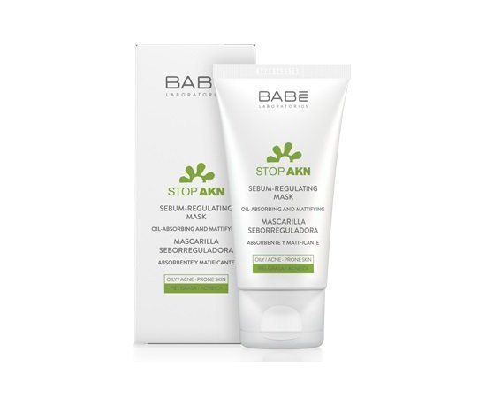 Себорегулирующая маска Babe Laboratorios Stop AKN Sebum-Regulating Mask, 50 ml, изображение 4