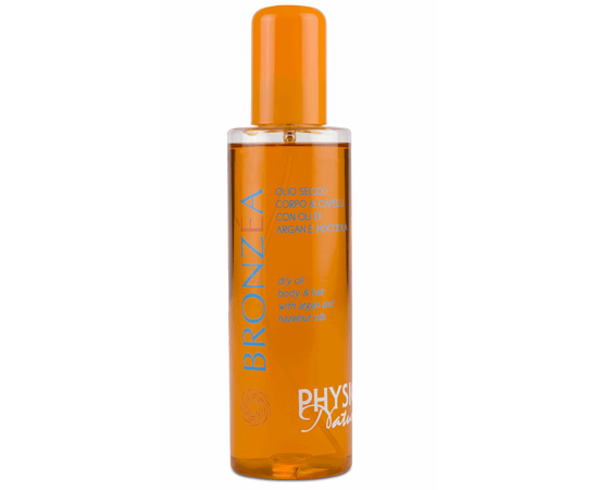 Physio Natura Dry Oil Легке арома-масло 2 в 1: загар + захист Драй Ойл SPF15 для тіла і волосся, 200 мл, фото 