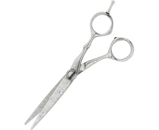 Tondeo Mythos Damast Offset 6.0 Ножиці перукарські, фото 