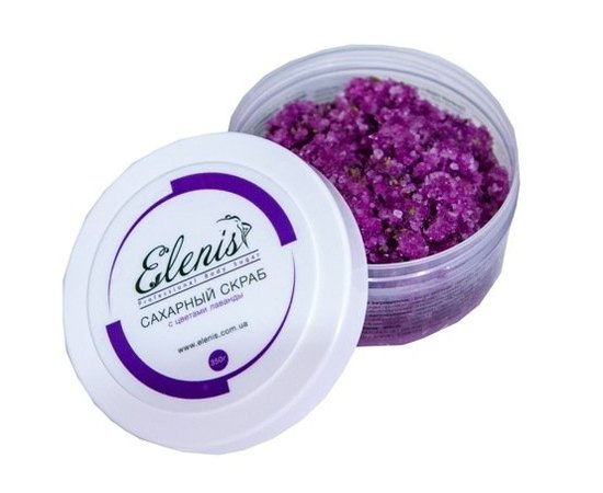 Elenis Сахарно-сольовий скраб з квітами лаванди, 350 г, фото _ab__is.image_number.default