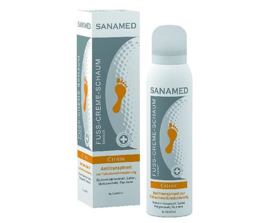 Крем-пена Цитрин против потливости SanaMed, 150 ml, изображение 4