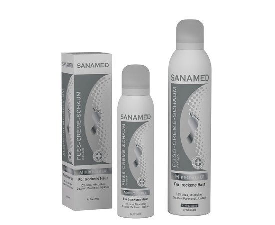 Крем-пена Микросеребро для сухой кожи SanaMed, изображение 6