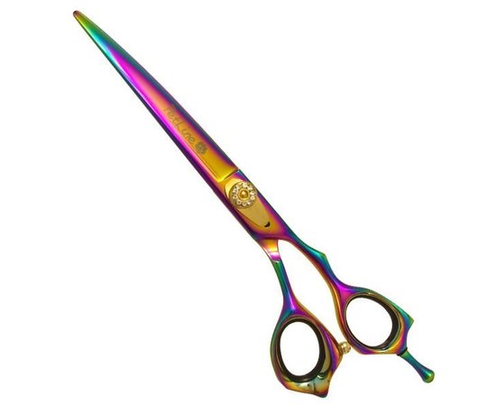 Ножницы для стрижки животных контуринговые радужные Swordex Pet Line 7"/8"/9", изображение 2