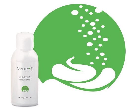 Pandhy's Purifying Foam Powder for normal & sensitive skin Очищаюча пудра для чутливої шкіри, 100 г, фото _ab__is.image_number.default