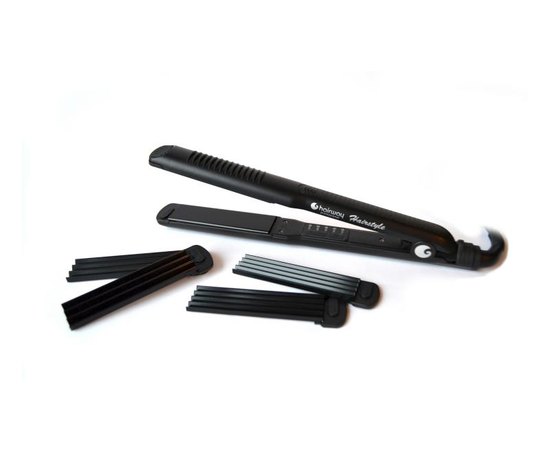 Утюжок - гофре для волос HairWay Hairstyle Nano-Silver Tourmaline.