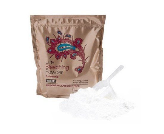 Обесцвечивающая пудра белая без запаха Farmavita Life Bleaching Powder.