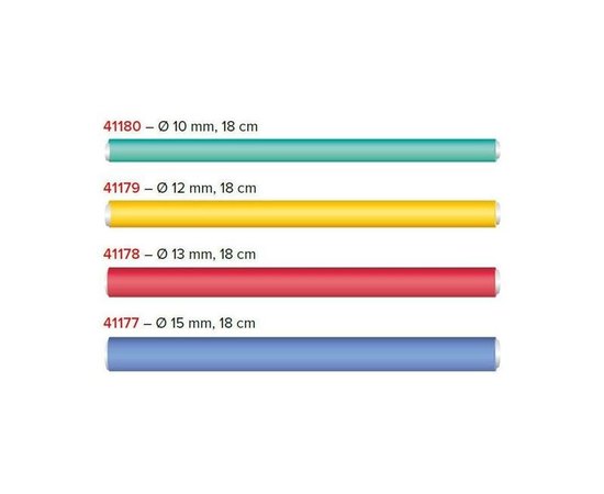 Бигуди для волос бумеранги 180 мм HairWay Flex Rollers 4117, изображение 5