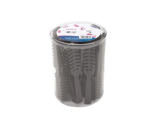 Набор щеток для волос Sibel Borstel Croc Large Zwart, изображение 3