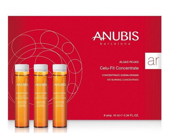 Anubis Algas Rojas Celu-Fit Concentrate Целюфіт-концентрат для спалювання жиру, 8 шт х 10 мл, фото 
