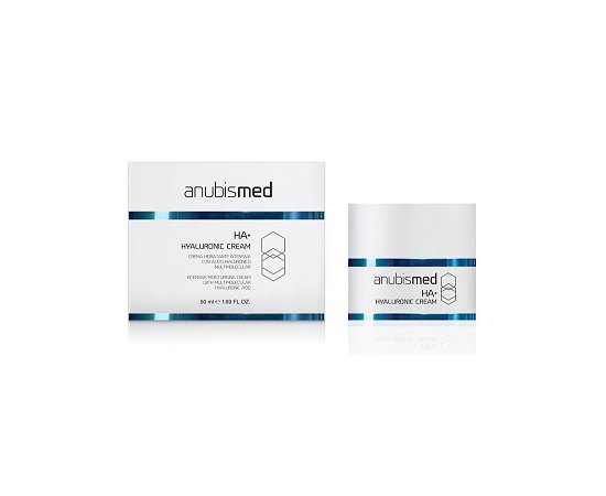 AnubisMed НА + hyaluronic cream SPF15 + Інтенсивно зволожуючий крем з мультимолекулярних гіалуроновою кислотою, фото 