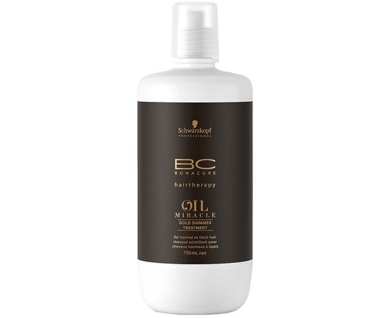 Маска для волос Золотое сияние Schwarzkopf Professional Bonacure Oil Miracle Argan Treatment Mask, 150 ml