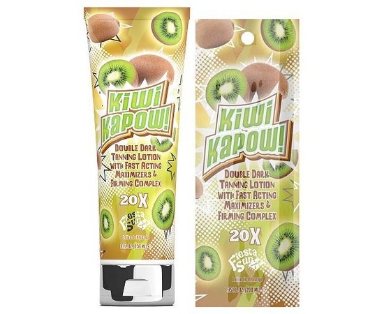 Лосьон для загара в солярии 20X Fiesta Sun Kiwi Kapow, изображение 2