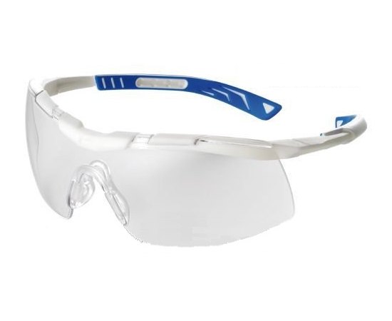 Очки защитные с покрытием от запотевания и царапин, гибкая оправа и регулировка длины дужек Univet 5x6