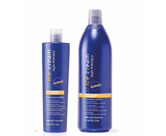 Inebrya Pro-Blondе Shampoo Шампунь для світлих, освітленого або мелірованого волосся, фото 