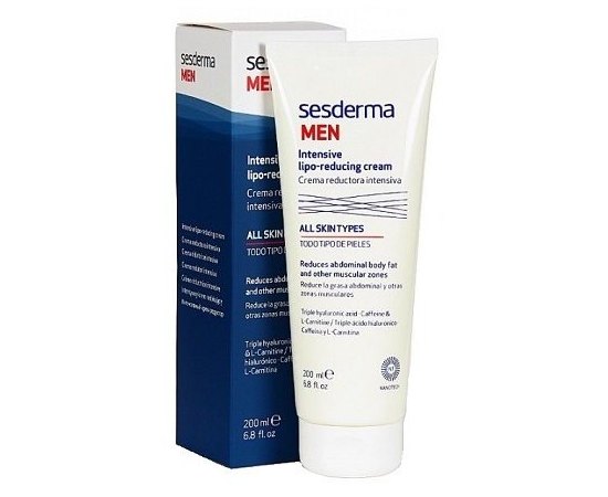 Липоредуцирующий крем для тела Sesderma Men Intensive Lipo-Reducing Cream, 200 ml, изображение 3