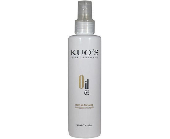 Масло для загара SPF5 KUO'S Sunscreen Intense Tanning Oil SPF 5, 200 ml