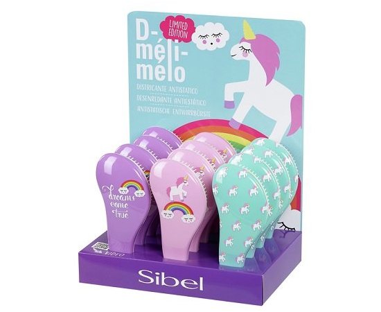Расческа для пушистых длинных детских волос Sibel D-Meli-Melo mini Magic Dreams