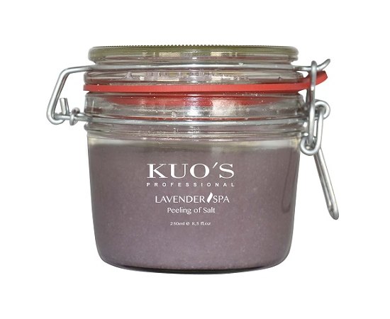 KUO'S Salt Peeling With Lavender Сольовий пілінг Лаванда, 250 мл, фото 