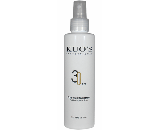 KUO'S Sunscreen Body Fluid SPF 30 Сонцезахисний флюїд для тіла, 200 мл, фото 