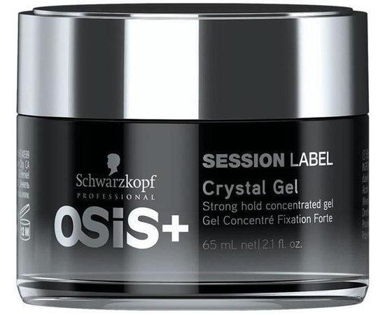 Гель для волос сильной фиксации  Schwarzkopf Professional Osis+ Session Label Crystal Gel, 65 ml