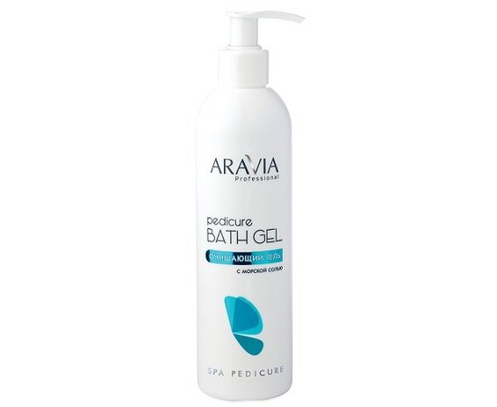 Aravia Professional Pedicure Bath Gel Очищуючий гель з морською сіллю, 300 мл, фото _ab__is.image_number.default